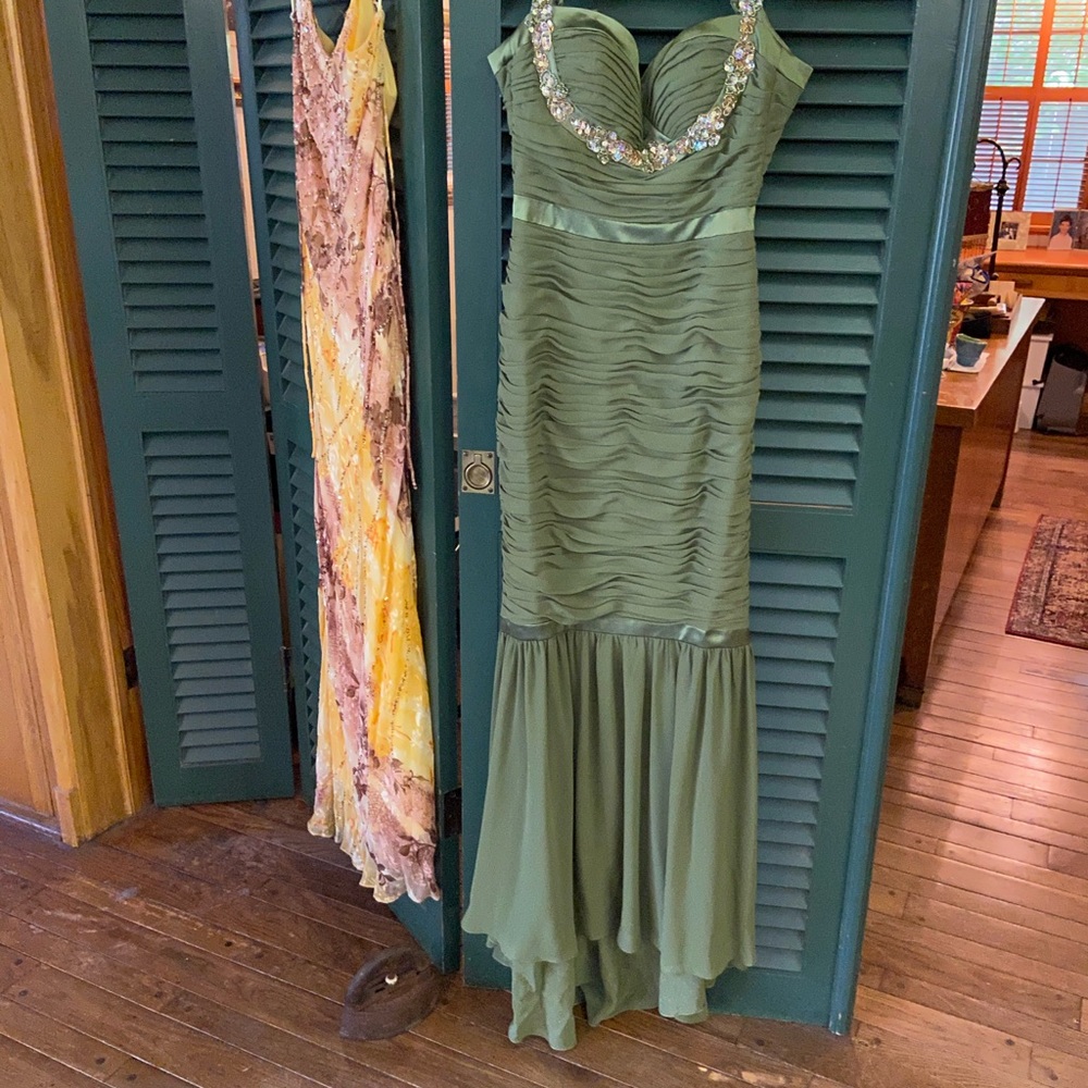 Beautiful green gown